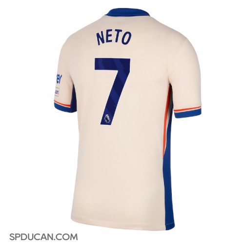 Muški Nogometni Dres Chelsea Pedro Neto #7 Gostujuci 2024-25 Kratak Rukav